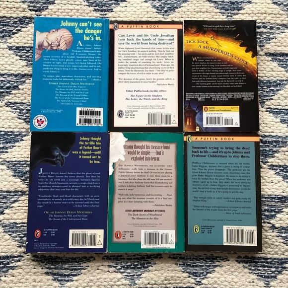 Vintage John Bellairs House with a Clock in its Walls Killer Robot Blue Figurine - Picture 2 of 2